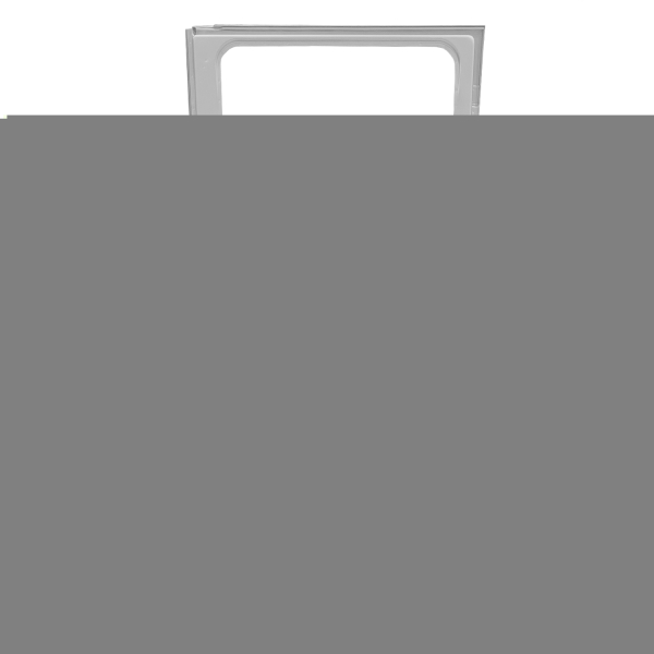 Interior view of VW Split Bus cargo door showing pre-mounted hinges and 722mm spacing.